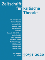 Zeitschrift für kritische Theorie, Heft 50/51: 26. Jahrgang (2020)
