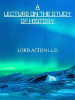 A Lecture On The Study Of History