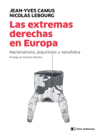 Las extremas derechas en Europa: Nacionalismo, populismo y xenofobia