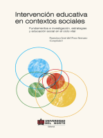 Intervención educativa en contextos sociales