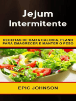 Jejum Intermitente: Receitas de baixa caloria, plano para emagrecer e manter o peso