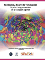 Currículum, desarrollo y evaluación.: Experiencias y perspectivas en la educación superior.