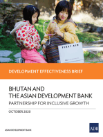 Bhutan and the Asian Development Bank: Partnership for Inclusive Growth