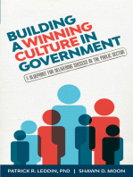 Building a Winning Culture In Government: A Blueprint for Delivering Success in the Public Sector