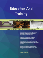 Education And Training A Complete Guide - 2021 Edition