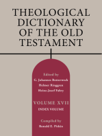 Theological Dictionary of the Old Testament, Volume XVII: Index Volume
