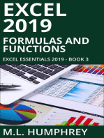 Excel 2019 Formulas & Functions: Excel Essentials 2019, #3