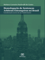 Homologação de sentenças arbitrais estrangeiras no Brasil: considerações acerca de seu indeferimento