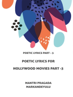 Poetic Lyrics for Hollywood Movies Part -3