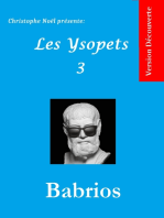 Babrios (Fables): Les Ysopets 3