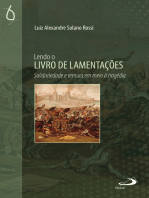 Lendo o Livro de Lamentações