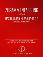 Zusammenfassung von „Das Robbins Power Prinzip: Befreie die innere Kraft“: Kernaussagen und Analyse des Buchs von Anthony Robbins: Zusammenfassung