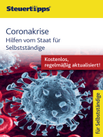 Coronakrise: Hilfen vom Staat für Selbstständige