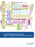 Acreditación en educación básica y técnico productiva (2009-2015)