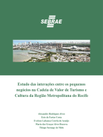 Estudo das interações entre os pequenos negócios na Cadeia de Valor de Turismo e Cultura da Região Metropolitana do Recife