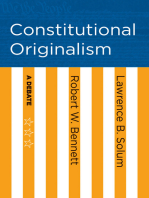 Constitutional Originalism: A Debate
