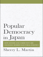 Popular Democracy in Japan: How Gender and Community Are Changing Modern Electoral Politics
