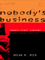 Nobody's Business: Twenty-First Century Avant-Garde Poetics