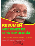 Resumen de Nociones de Epistemología: RESÚMENES UNIVERSITARIOS
