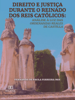 Direito e justiça durante o reinado dos reis católicos: análise à luz das Ordenanzas Reales de Castilla