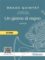 Un giorno di regno - Brass Quintet (Score)