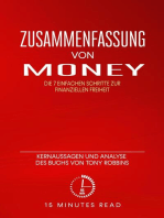 Zusammenfassung: Money: Kernaussagen und Analyse des Buchs von Tony Robbins: Zusammenfassung