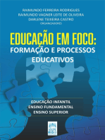 EDUCAÇÃO EM FOCO:: Formação e processos educativos