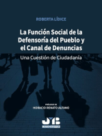 La función social de la Defensoría del pueblo y el canal de denuncias: Una cuestión de Ciudadanía