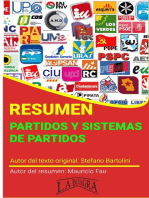 Resumen de Partidos y Sistemas de Partidos: RESÚMENES UNIVERSITARIOS