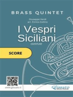 I Vespri Siciliani - Brass Quintet (score)