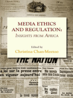 Media Ethics and Regulation: Insights from Africa