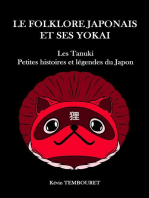 Tanuki, Histoires de Yokai au Japon