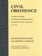 Civil Obedience: An Oral History of School Desegregation in Fayetteville, Arkansas, 1954–1965