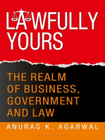 Lawfully Yours: The Realm of Business, Government and Law