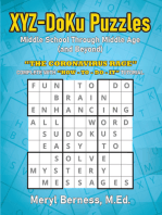 XYZ-DoKu Puzzles - Middle School Through Middle Age (and Beyond) e Age (and Beyond): "THE CORONAVIRUS RAGE"