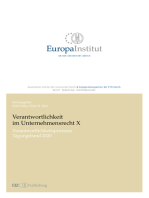 Verantwortlichkeit im Unternehmensrecht X: Verantwortlichkeitsprozesse – Tagungsband 2020