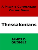 A Private Commentary on the Bible: Thessalonians