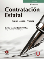 Contratación estatal: Manual teórico-práctico 4ª Edición