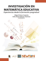 Investigación en matemática educativa.: Experiencias desde la formación posgradual.