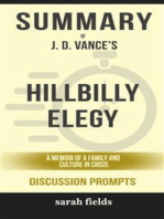 Summary of J.D. Vance’s Hillbilly Elegy: A Memoir of a Family and Culture in Crisis: Discussion Prompts