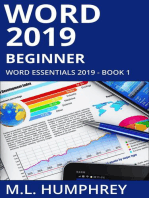 Word 2019 Beginner: Word Essentials 2019, #1