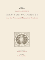 Essays on Modernity: And the Permanent Things from Tradition