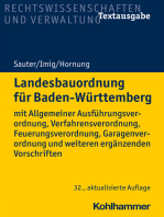 Landesbauordnung für Baden-Württemberg: mit Allgemeiner Ausführungsverordnung, Verfahrensverordnung, Feuerungsverordnung, Garagenverordnung und weiteren ergänzenden Vorschriften
