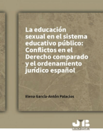 La educación sexual en el sistema educativo público:: Conflictos en el Derecho comparado y el ordenamiento jurídico español