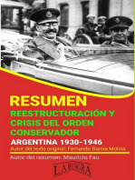 Resumen de Reestructuración y Crisis del Orden Conservador. Argentina, 1930-1946: RESÚMENES UNIVERSITARIOS