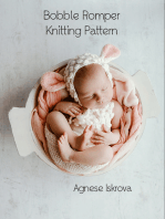 Bobble Romper Knitting Pattern