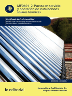 Puesta en servicio y operación de instalaciones solares térmicas. ENAE0208