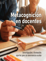 Metacognición en docentes: Investigación y formación: aportes para la convivencia escolar