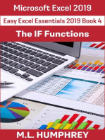 Excel 2019 The IF Functions: Easy Excel Essentials 2019, #4