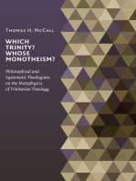 Which Trinity? Whose Monotheism? Philosophical and Systematic Theologians on the Metaphysics of Trinitarian Theology